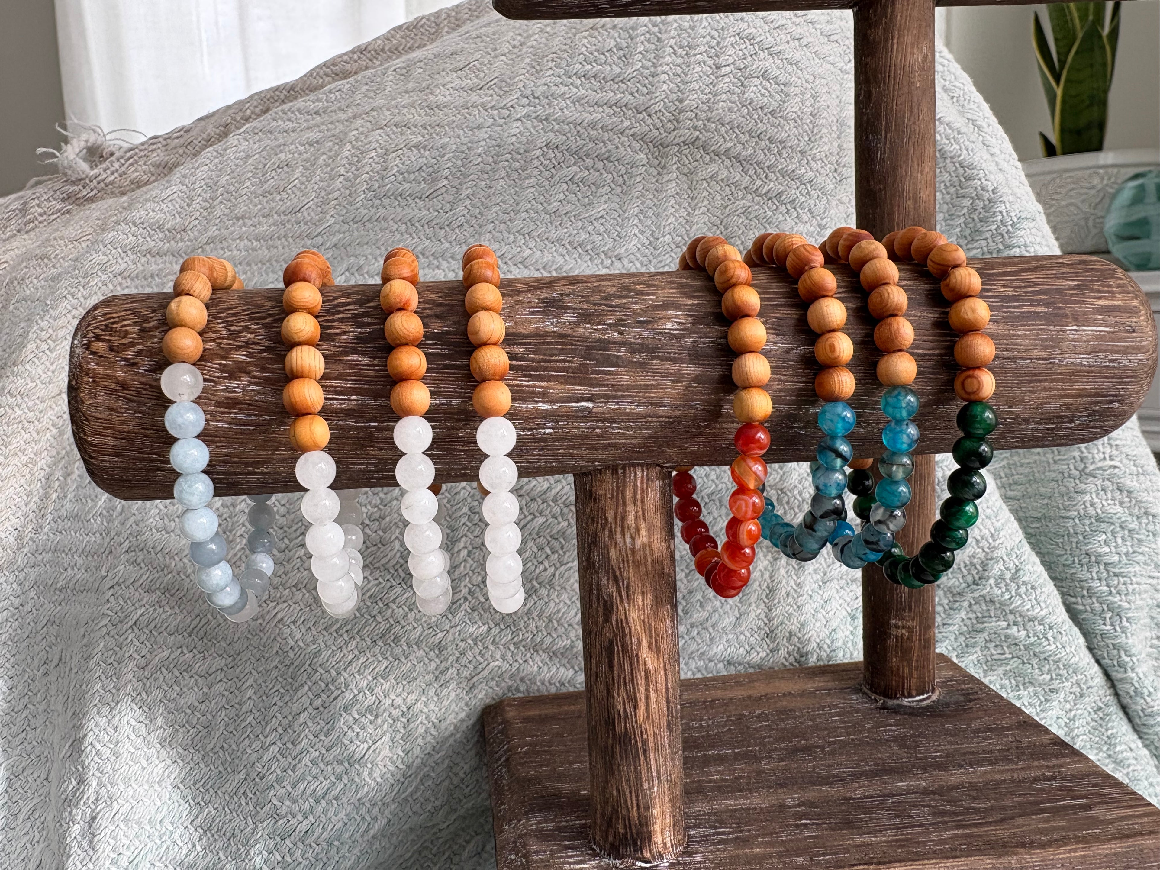 Sandalwood Varietals - Coastal Therapy Beaded Bracelets