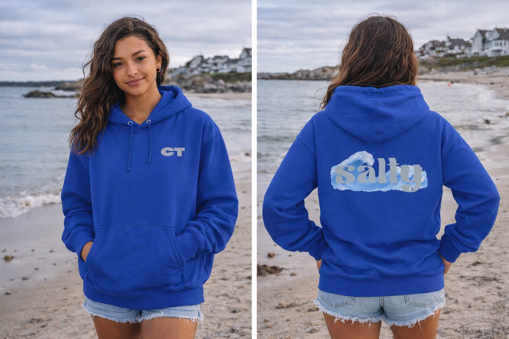 Salty Wave Hoodie — by Coastal Therapy
