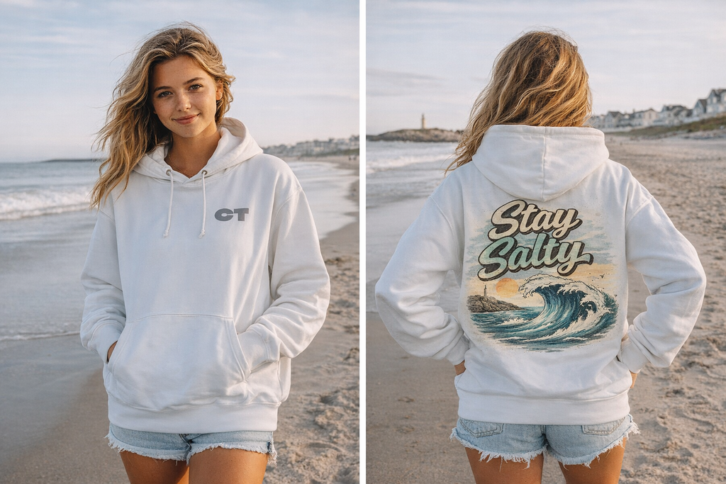 Stay Salty Hoodie — by Coastal Therapy