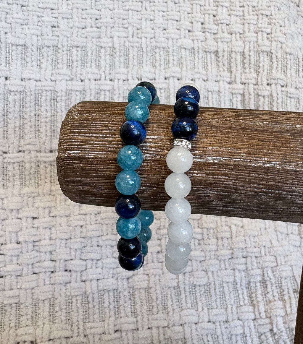 Swirling Waters - Coastal Therapy Beaded Bracelets