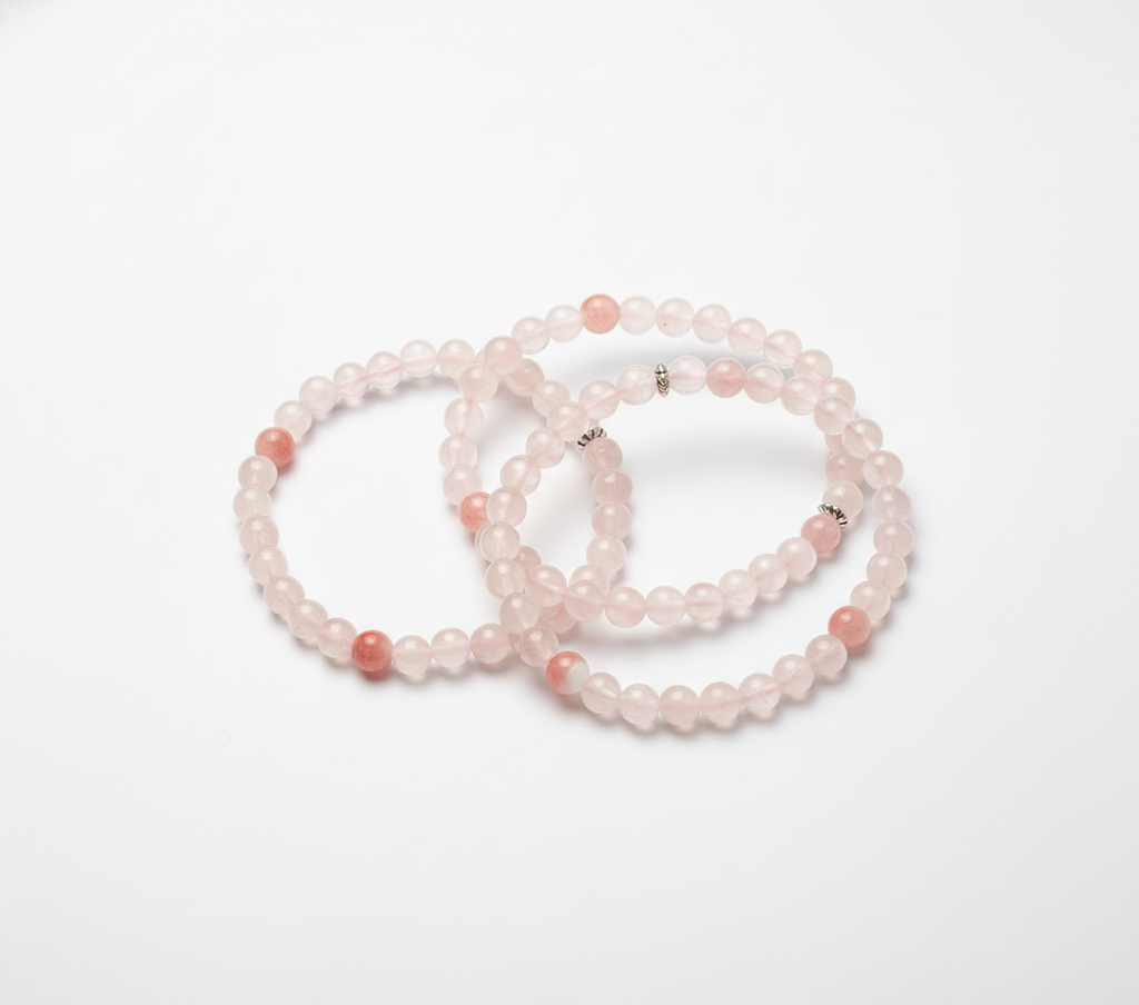 Pink Out for Breast Cancer Support Varietal - Coastal Therapy Beaded Bracelet
