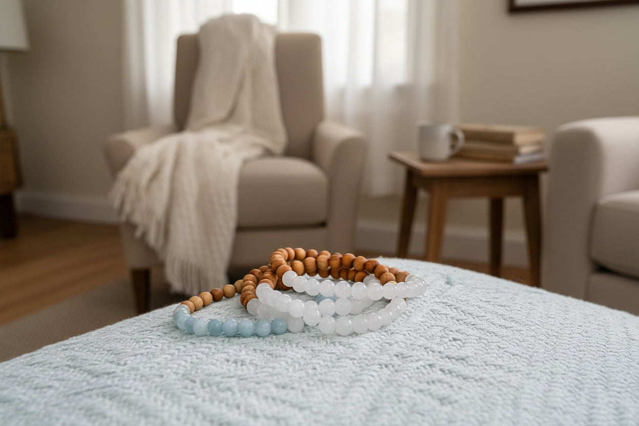 Sandalwood Varietals - Coastal Therapy Beaded Bracelets