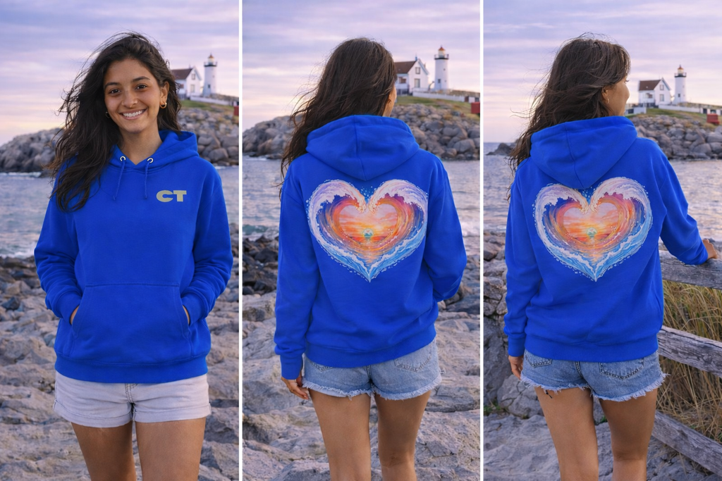 Sunrise Waves Hoodie by Coastal Therapy