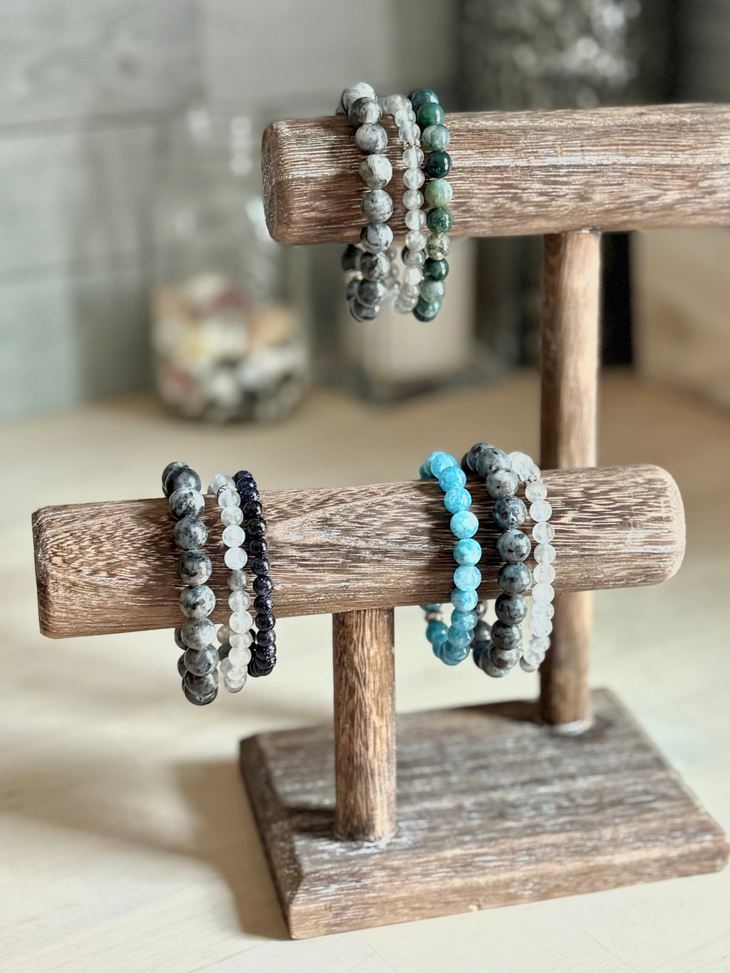 Stormy Day Trio - Coastal Therapy Beaded Bracelets