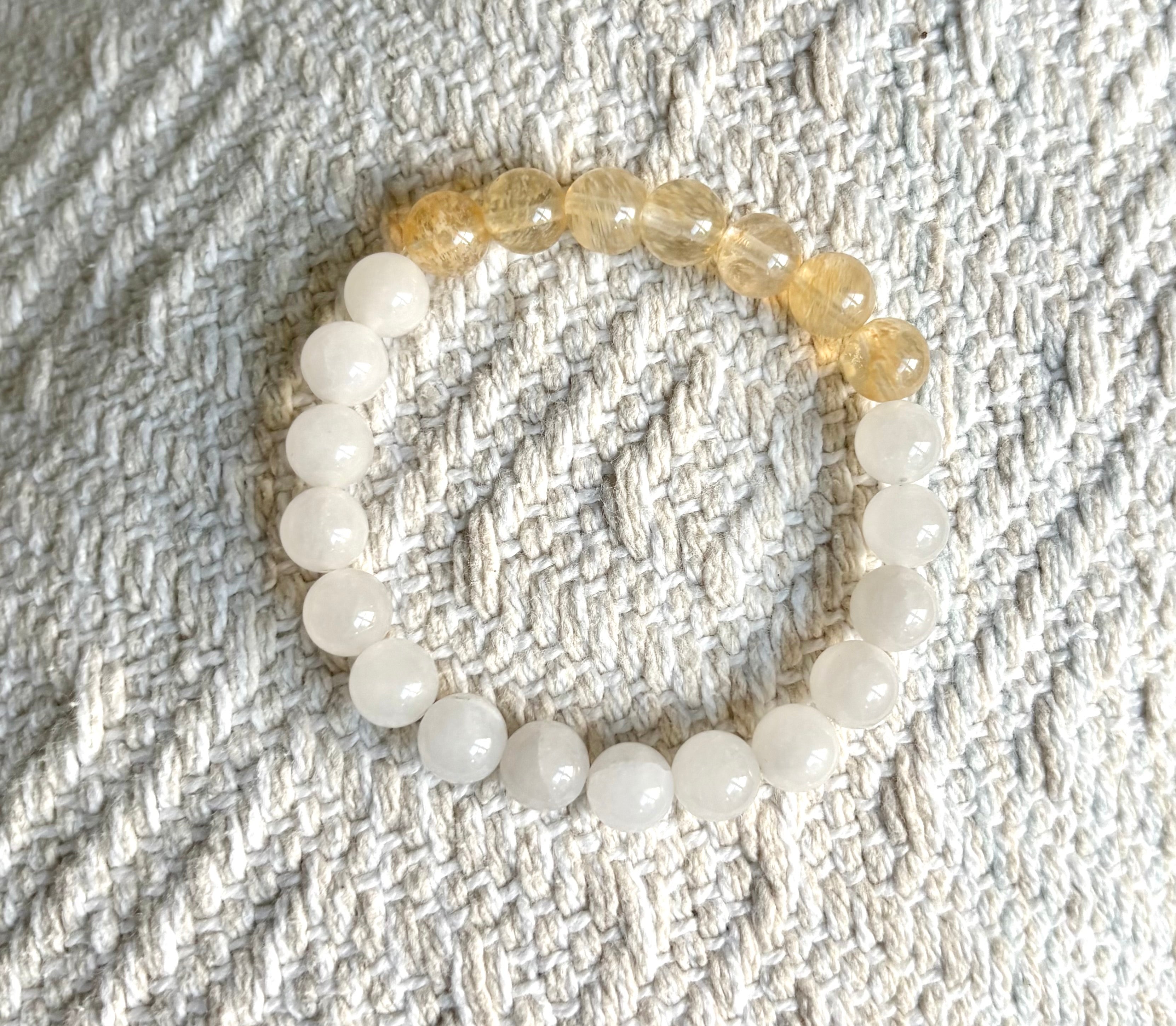 White Hot Sunshine - Coastal Therapy Beaded Bracelet