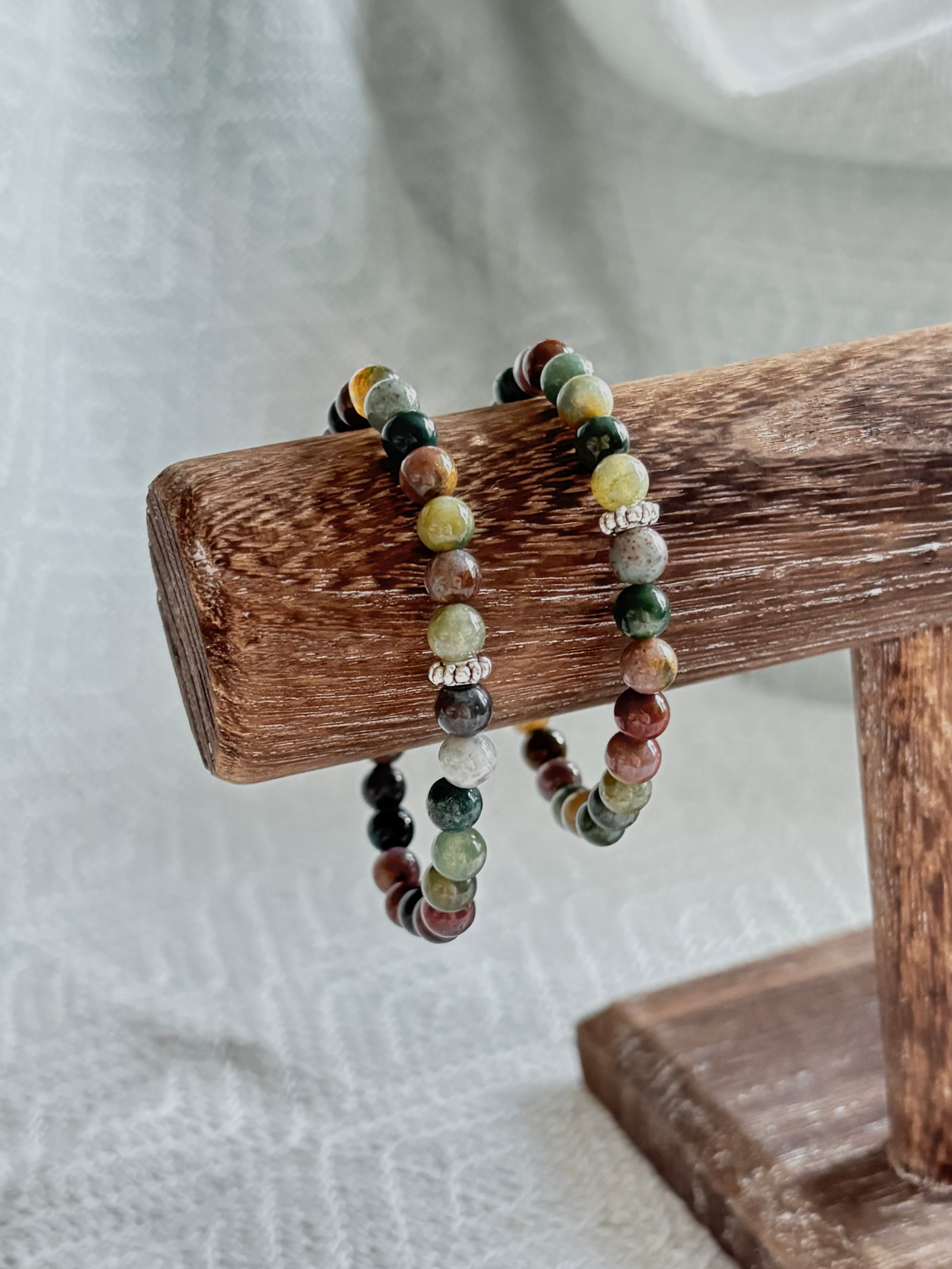 Wading in Seaweed - Coastal Therapy Beaded Bracelets