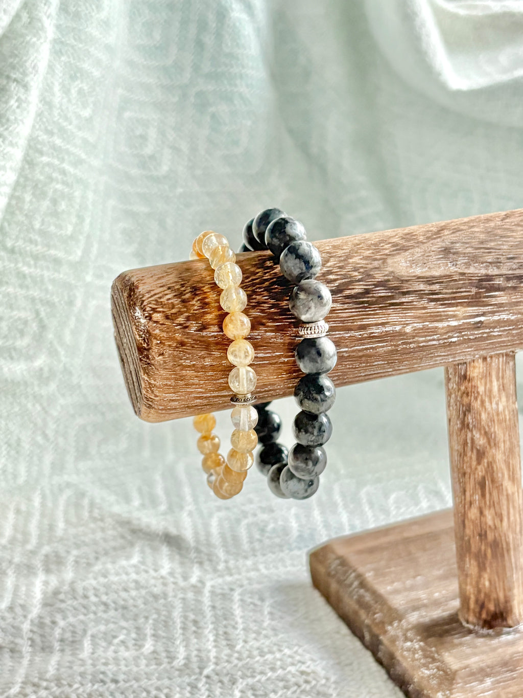 Sun Peeking through Storm Clouds - Coastal Therapy Beaded Bracelets