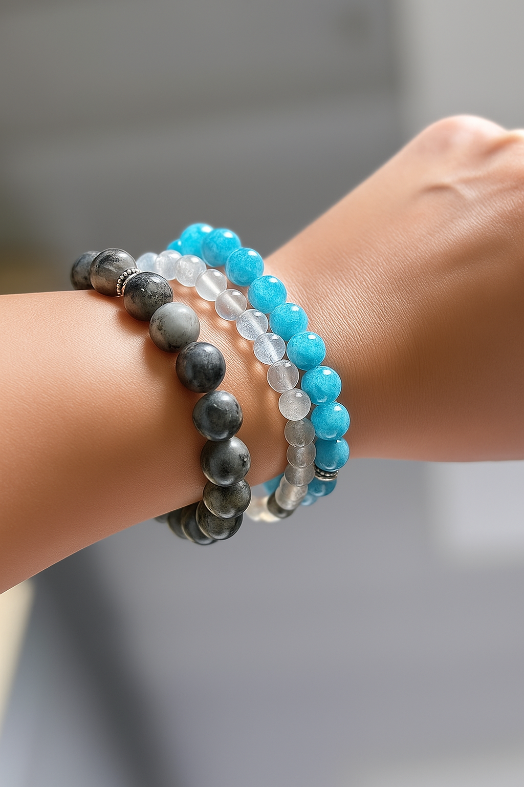 Passing Storm Trio - Coastal Therapy Beaded Bracelets