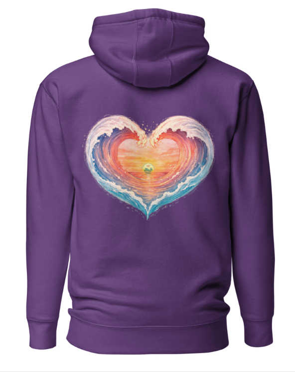 Sunrise Waves Hoodie by Coastal Therapy