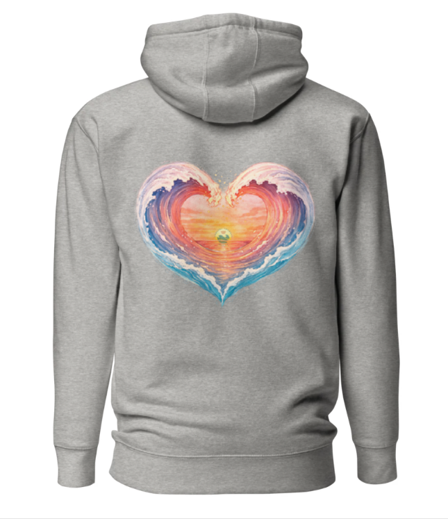 Sunrise Waves Hoodie by Coastal Therapy