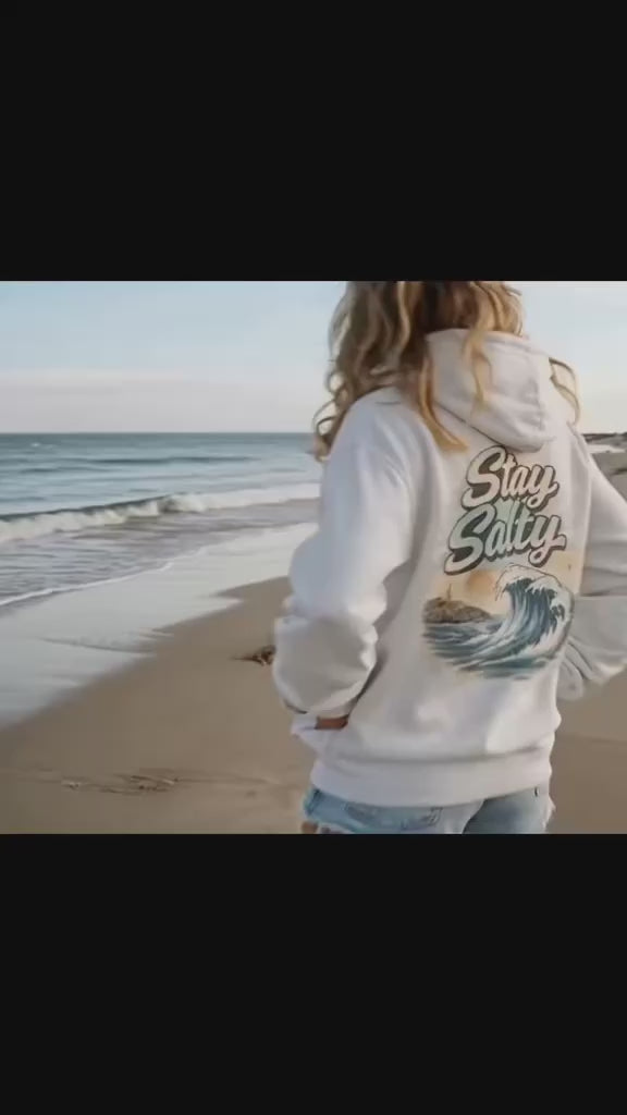Stay Salty Hoodie — by Coastal Therapy